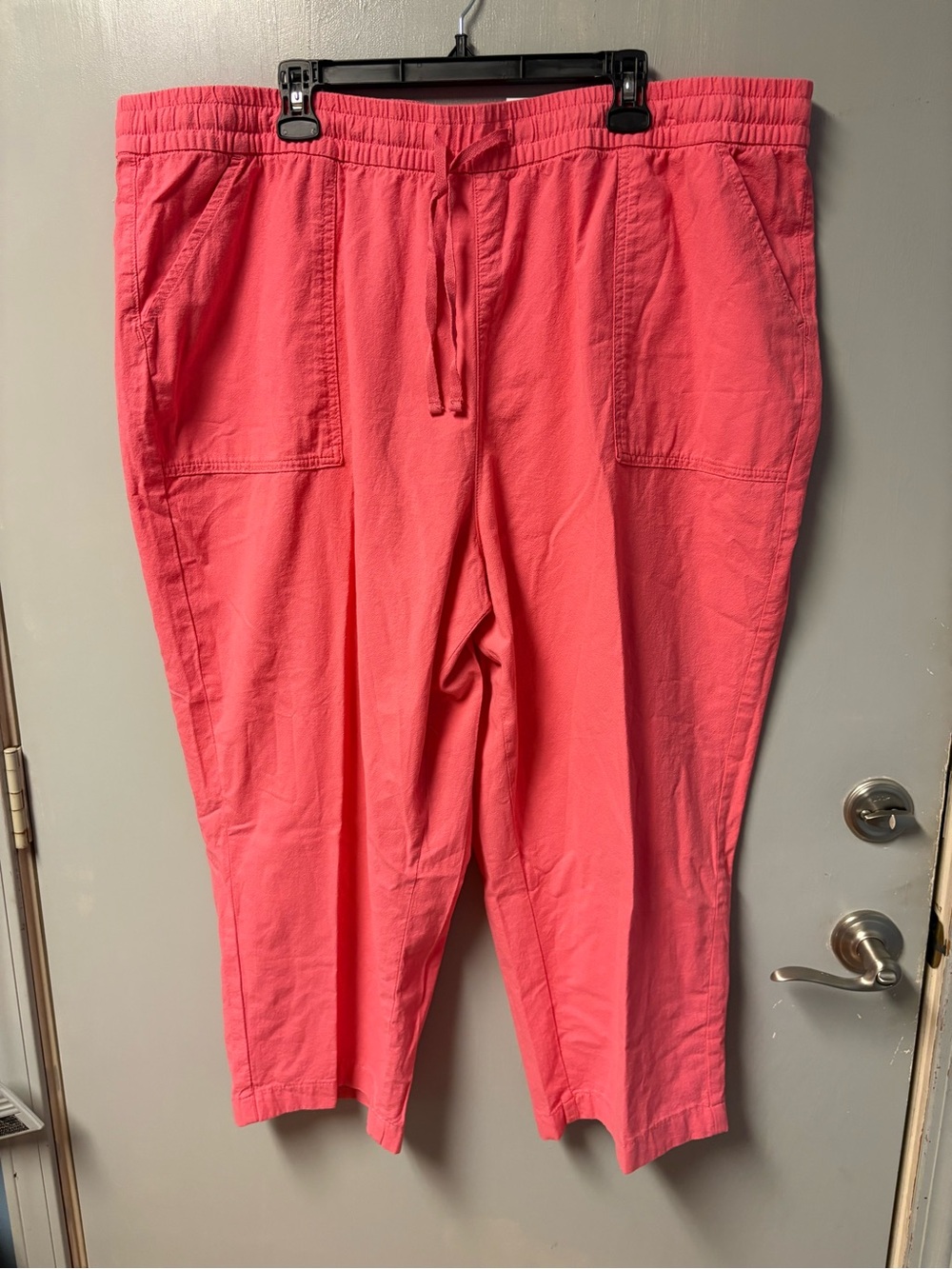 Croft & Barrow size 2X Drawstring Pull-On crop Pants - NEW